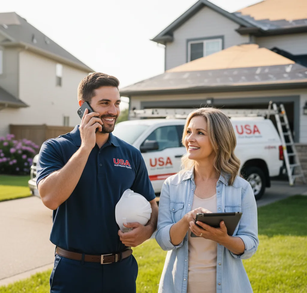 USA Roof Repair Experts customer support in Conley